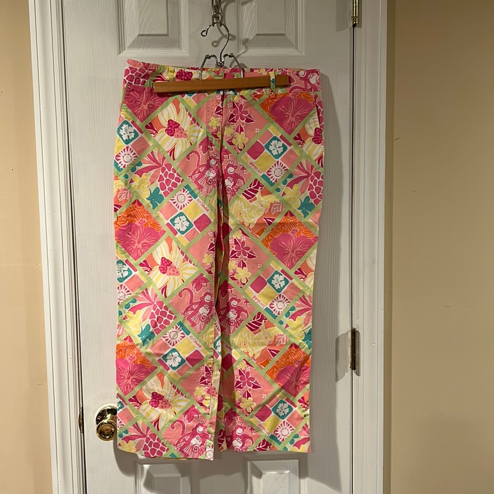 Lilly Pulitzer monkey pants size 10